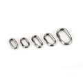 Miniatyrbilde 2 av 8: 180 stk rustfritt stål splittringer swivel fiskeutstyr snap-kontakter sett