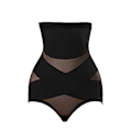 Miniatyrbillede 1 af 8: Cross Abs Shaping Pants til kvinder Slim Cross Cover Højtaljede trusser Slankende Body Shaper Mavekontrol Korset Bælte