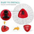 Miniatyrbillede 2 af 5: til EasyWring 1-Tank Spin System Moppehoveder