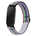 Pikkukuva 2 / 5: Fitbit Inspire 3 Nylon Elastinen Punottu Solo Loop Urheilukellohihna Mustalla Liittimellä