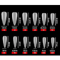 Miniatyrbillede 3 af 5: DIY Manicure Tilbehør: 120 stk. Ovale Falske Negle Tips Display Stativ