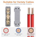 Miniatyrbild 3 av 5: 10 st 6 AWG Kabelkontaktmutter-kit, 80A Snabbkopplingsplint
