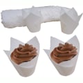 Miniatyrbillede 4 af 8: 150 stykker mini bagekopper Tulip bage kopper Cupcake liners Muffin liners til bryllup fødselsdagsfester