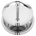 Miniatyrbillede 4 af 8: Kageholder i rustfrit stål Cupcake Holder Fest Dessert Display Servering Tallerken Rack 2-tier