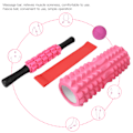 Pikkukuva 7 / 8: 33cm Piikkimäinen Jooga Ontto Vaahtomuovirulla Hierontatanko Fascia Pallosetti Pilates 33CM 5in 1