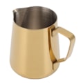 Miniatyrbillede 3 af 8: Mælkeskummerkande i rustfrit stål, mælkekande til kaffeskummer, 900 ml, guld