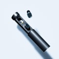Pikkukuva 6 / 8: Mini Bluetooth -nappikuulokkeet Touch Control -LED-näyttö Vedenpitävät langattomat urheilulliset Bluetooth kuulokkeet kuntosalille ulkokäyttöön musta