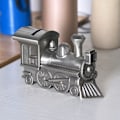 Miniatyrbillede 4 af 8: Zinklegering Pengesparekasse Retro Togmodel Møntsparekasse til bordpynt