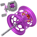 Miniatyrbillede 2 af 8: Aluminiumlegering Modificeret Wire Cup DIY Fiske Lure Baitcast Reel Fiskehjul Tilbehør Lilla