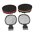 Pikkukuva 1 / 8: Hair Twist Comb Sponge Professional kannettava hiussienisarja set kotihoitoon