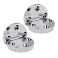 Miniatyrbillede 2 af 8: 2 stk Zinklegering Selvbærende Foldebord Hængsler Hjemmeklap Borde Møbler Oval Hardware