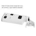 Miniatyrbillede 8 af 8: 80-120X Justerbar Zoom LED Mobiltelefon Mikroskop Mini Smartphone Linse Forstørrelsesglas Forstørrelses Klemme