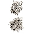 Miniatyrbild 2 av 8: 100 set 8 x 8 mm Cap Nit Metall Läder Hantverksreparationer Dubbar Spike Dekoration (silver)