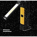 Miniatyrbilde 2 av 5: LED Arbeidslys, Bærbar Lommelykt Med USB Oppladbar, COB Inspektørlys Med Kroker For Oppheng Og Magnetisk Base, For Bilreparasjon, Verksted, G