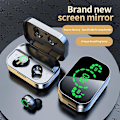 Pikkukuva 3 / 5: Bluetooth-kuulokkeet, vedenpitävät langattomat Bluetooth-urheilukuulokkeet, latauskotelo, melua vaimentava mikrofoni Bluetooth 5.3 -urheilukuulokkeet iOS:lle ja