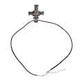 Miniatyrbillede 5 af 8: Cross Face Pendant Halskæde Vintage Hypoallergenisk Rustfrit Stål Christ Halskæde til mænd