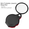 Miniatyrbillede 7 af 8: 8X Mini foldbar lommesmykkeforstørrelsesglas Lup med pose