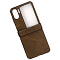 Miniatyrbillede 3 af 8: Etui til Oppo Find N2 Flip i syntetisk læder, ultra tyndt, stødsikkert telefonbeskyttende cover til Oppo Find N2 Flip Camouflage Green