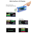 Miniatyrbild 5 av 5: USB 3.0 Testare Multimeter 3.7-30V 0-4A USB Strömmätare Spänningstestare Digital Ström- och Spänningstestare Meter Voltmeter Amperemeter, Power Bank Batteri C