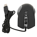 Miniatyrbillede 5 af 8: Gaming mus USB2.0 4 justerbar DPI RGB baggrundsbelyst ergonomisk design optisk sensor bærbar mus til spil kontor hjem sort
