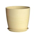 Pikkukuva 1 / 5: Pohjoismainen tyylikäs kukkaruukku kasvien säilytykseen kodin ja puutarhan sisustukseen 18,5*16,5cm Beige