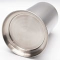 Miniatyrbilde 3 av 5: Stativ for sugerør i rustfritt stål - Benkeplate dispenser for sugerør, bestikkholder