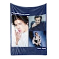Miniatyrbilde 1 av 5: Sengeteppe i polyester, hudvennlig sove- og lurteppe med berømt stjerne for alle årstider 100x120cm/39.4x47.2in