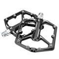 Miniatyrbillede 3 af 8: LeBycle cykelpedal, skridsikker fodplade, universel, letvægts CNC-aluminiumlegering, cykeltilbehør, sort