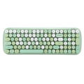 Miniatyrbilde 2 av 8: MultiDevice Keyboard for Bluetooth 5.1 Trådløst tastatur for bærbar mobiltelefon-nettbrett (grønn)