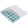 Miniatyrbild 1 av 8: 270-packning O-ringar Tätningsbricka Packning Sortiment Set 18 Storlekar Kit Gummigrommets för Reparation Grön