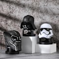 Miniatyrbilde 4 av 8: Trådløs hjelm Bluetooth-høyttaler med filmfigurer - Mini skrivebordshøyttaler - Gave - Lyd skrivebordsdekorasjoner