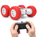 Miniatyrbillede 2 af 8: X‑013A 2.4G Fjernbetjening Bil 360 Graders Rotation Dobbeltsidet RC Bil Køretøj Legetøj GaveRød