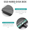 Miniatyrbilde 5 av 5: 2,5-tommers harddisk USB3.1 datamaskin bærbar mobil SSD-kabinett