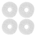 Miniatyrbilde 2 av 8: 4 stk. Sweeper Mop Pad Fiber Rengjøring Mop Kluterstatning for DEEBOT X1 Feiing Robot