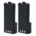 Miniatyrbillede 4 af 8: 2 stk. Walkie Talkie Li Ion batteri 3800mAh erstatning 2-vejs radiobatteri til BAOFENG BF UV5R 5RA 5RB 5RC 5RD 5RO 5RE