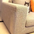 Miniatyrbild 4 av 5: 14*48cm Katts soffskydd Transparent Kattklös Skyddsdekal för Tyg- eller Lädersoffa 4st