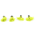 Miniatyrbild 8 av 8: 4st Flugfiske Float Garn Strike Indicators Drift Krok Positionering Floats BobbersFluorescerande Gul