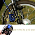 Miniatyrbillede 5 af 5: Bluetooth App-styret Smart Cykel Lås - Tyverisikring med 110db Alarm, Lang Flettet Stål, Sprøjtsikkert