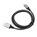 Pikkukuva 6 / 8: HD Multimedia Interface -kaapeli, nopea 4K 60 Hz, punottu HD Multimedia Interface -uros-uros-kaapeli tietokoneen, television ja näytön liittämiseen, 1 m