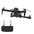 Miniatyrbillede 4 af 8: XT5 Drone 4K HD Dobbelt Kamera Luftfotografering Drone 4 Sider Hindring Undgåelse RC Quadcopter med Optisk Flow Position Sort Tre Batteri