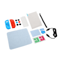 Miniatyrbild 4 av 8: Tillbehör för Switch Family Bundle - skärmskydd, greppskydd, kortfodral, bärväska - allt i ett