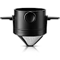 Miniatyrbillede 1 af 5: Bærbar drypkaffemaskine i rustfrit stål - Genanvendeligt filter uden papir til manuel brygning