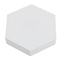 Miniatyrbild 5 av 8: Hexagonala ljus, beröringskänslig fjärrkontroll, färgade LED-lampor, energibesparande, snygg RGB-hexagonvägglampa för sovrum, barnrumsdekor
