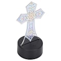 Miniatyrbillede 4 af 8: LED 7 farver USB natlys akryl DIY diamantmaleri lampe boligindretning (DP03)