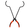 Miniatyrbilde 2 av 8: Digel Tong Gull Smelteovn Holder Klemme Smykker Making Tool