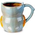 Miniatyrbild 2 av 3: 2025 Ny Söt Uggla Kaffekopp Te Cyan Söt Uggla Morgonkaffe Keramisk Kopp (Cyan)