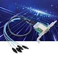 Miniatyrbild 7 av 8: Mini SAS-omvänd kabel H0302 SAS 26P hona till 4 x SATA-maskinvarudata 0,8 meter