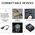 Pikkukuva 4 / 4: Retro Auton Lamput, USB LED Auton Sisätilan Tunnelmavalot, Plug-in USB Yölamput