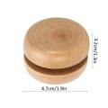 Pikkukuva 2 / 5: Puiset minipyöreät DIY- baby lelut - 3 set
