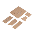 Miniatyrbild 2 av 8: 6 st lång plånbok akryl mall exakt skärningsavstånd transparent tydlig layout DIY akryl mall för hem presenter